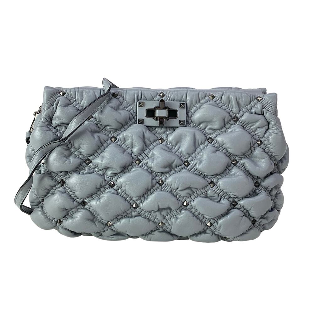 Valentino Garavani Rockstud Spike Shoulder Bag Leather Hardware